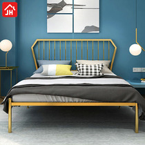 Eurostyle modern minimalist princess iron art bed iron frame steel frame double single adult children 1 2 1 1 5 1 8 m