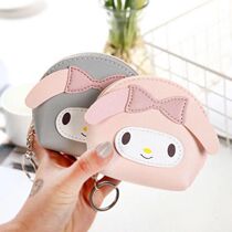 New Cute Cartoon Lady Zero Wallet Student Coin Bag Children Mini Short zipped zipper bag to carry