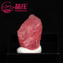 Natural red manganese ore ore mineral crystal teaching small specimen ice species red stone stone rock crystal ornaments