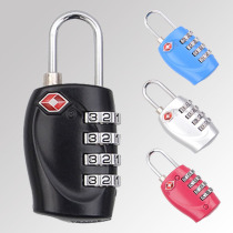 Going abroad suitcase tsa combination lock lever luggage anti-theft lock check-in customs clearance lock luggage customs padlock