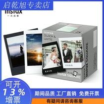 Fujilde instax square sq6 sq10 sp3 square photo paper white side black side 10 sheets 20 sheets
