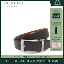 TED BAKER mens fashion rotatable double-sided use belt