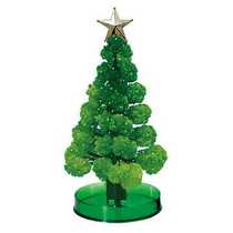 Paper Tree Flowering Christmas Tree Flowering Magic Tree Kraft Paper Crystal Tree Gives Children Holiday Gifts