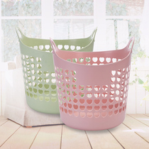 Nordic wind is not easy to break plastic laundry basket clothes basket clothing basket soft toy storage basket