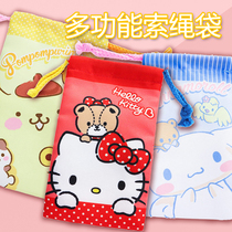 Hong Kong Genuine Canvas Kitty Wax Pen Little New Big Ear Dog Sorope Cashier Bag Mobile Phone Mouth Red Debris Containing Bag