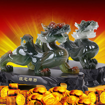 Zhaocai Pixiu Ornaments Town House A pair of Picchu Crafts Opening Gifts Home Decoration Feng Shui Living Room Ornaments