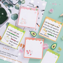 Morning light cute fruit small fresh bookmark clip post-it note students use you paste n times paste notes can be torn