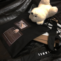 NOLABEL Custom Nature Conservation Theme Design Polar Bear Print Design Sense Dark Messenger Bag for Men and Women