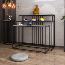 Modern available for table Buddhist table Home dedicated to table Shentai Terrace Incense Table of the Three-layer Property Masters Small Incense Case Buddha Statue for Buddha Table