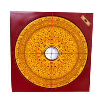 Professional Feng Shui plate high precision compass 5 inch 6 inch 8 inch three-yuan three-in-one integrated plate compass Luo Geng carry-on