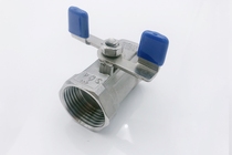 One-piece butterfly handle ball valve 304 stainless steel butterfly handle Ball Valve Butterfly handle valve switch 4 minutes 6 minutes one inch