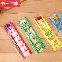 New villain time nostalgic hour 80m90 classic retro ladder Antique toy somersault with bucket ladder climb