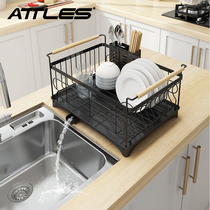 Kitchen countertop shelf bowl tray multifunctional supplies Household Encyclopedia floor drain storage rack