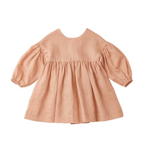 MARLMARL baby girl dining apron childrens eating coat water repellent anti-fouling painting clothes eureka02