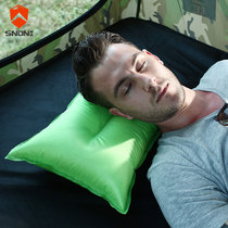 Large outdoor automatic inflatable pillow Travel travel pillow Portable blowing pillow Comfort pillow Car lunch break