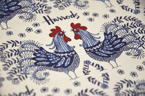 British cotton tea towel kitchen cloth napkin decoration hanging painting photo background retro European water absorption