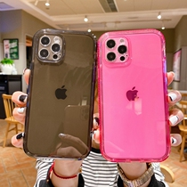 Two-in-one protection iphone13 mobile phone shell Apple 12 thickened 11 mesh red xr transparent xsmax creative x airbags 8plus women 7p hard pro personality 6s full package mi