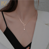 KV Big Dipper Necklace 2021 New Tide Women Light Luxury Small Design Advanced Neck Chain Tassel choker