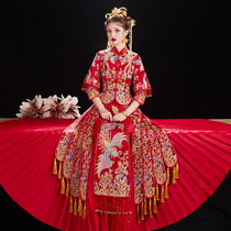 Xiuhe clothing family 2020 Bride cabinet dress Wedding Xiuhe Chinese wedding dress Xiuhe clothing female wedding dress Xia Bo