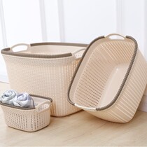 Dirty clothes storage basket Net red clothes frame Nordic Japanese simple dirty clothes basket short dirty clothes basket large