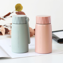 Nordic minimalist thermos cup for men and women students Portable ins Harajuku Feng Shui cup Mini small simple literary cup