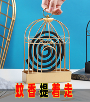 Bird cage mosquito holder portable anti-scalding creative home hotel office hanging multifunctional mosquito coil