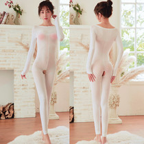 Velvet big code 120d pseudo-pussy one-piece dress full body silk stocking male jj cover aircraft Sox womens clothing big guy even body socks