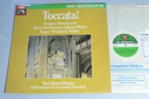 Famous pipe organ for the collection Bach Regel Vidl Rawsthorne black rubber LP