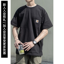 (NextVogue) carhartt wip Pocket loose thick loose pocket short sleeve spot