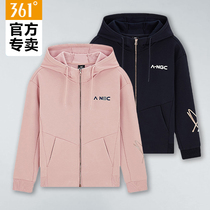 361 sportswear lady 2021 fall new loose even cap cardiovercoat woman casual 100 lap blouse