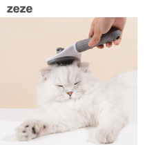 ze universal grumble new comb to float fur gold matteri can be detached to knotted and combed comb kitty long hair brushes