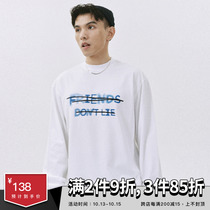SAMESAME21AW friends dont lie Foundation long sleeve base new cotton wild men loose T-shirt autumn