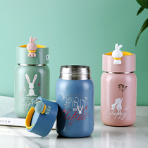 Water Cup ins Wind Japanese thermos cup big belly super cute cute fresh high value personality Nordic rabbit Cup children