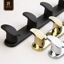 Golden porch bathroom row hook-free toilet wall Wall clothes light luxury fitting room adhesive hook clothing store
