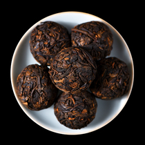Niche Puer tea cooked tea special Yunnan aged Puer ripe Tea Dragon beads ball-shaped Luzhou tea leaves