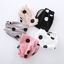 0-1 baby anti mosquito pants summer thin 2020 new Korean girl Ice Silk cotton linen trousers