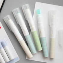 Yemipupu fresh and powerful creative pen-shaped solid glue replaceable core portable glue stick handmade for students