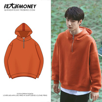 Wang Yibo same clothes women 2021 Autumn New Korean version of loose thin hooded ins jacket lazy trend