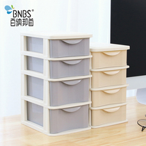 Simple European desktop storage box Drawer cosmetics lipstick storage box Office sundries storage cabinet Plastic