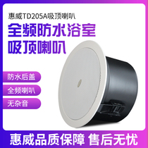 Hivi whiwei TD205A constant pressure public address ceiling horn background music bathroom waterproof ceiling audio