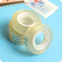 Simple transparent student tape Transparent adhesive tape width 1 2cm net thickness 0 8cm small tape sealing glue