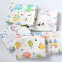 Kikujiumi Pure Cotton Knit Fabric Baby Infant Summer Clothing Clothes Slim single layer Sweat cloth single-sided knitted fabric