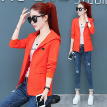 Short Jacket Women Spring and Autumn 2021 New Loose Joker Baseball Clothing Womens Top Spring Jacket Thin Eighth