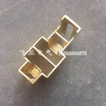 Double grid carbon brush holder thickened all copper pair Mandarin duck frame 2*10*32 12*32 16*32 with a pair of carbon brushes