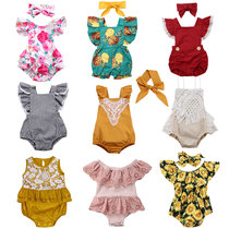 Summer Newborn Clothes Baby Romper Girls Jumpsuit Playsuit