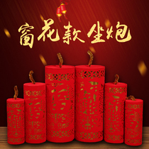 New Year Spring Festival New Year decoration scene layout Supermarket Shopping Mall Hotel window firecracker ornaments Simulation firecracker firecracker