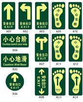 Place Sticker Security Outlet Stickler Facility Warning Sticker Mark Internet Café Restaurant Escape Sign Tour