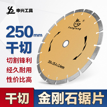 10 inch 250 diamond blade Cloud stone dry slot concrete angular mill cutting sheet
