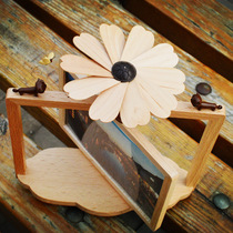 Taiwan Jeancard Woody Kitty Flowers Windmill Retro Photo Frame Like Box Birthday Gift Bestie Art