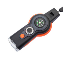 Seven-in-one whistle multifunctional outdoor survival whistle high decibel outdoor travel whistle survival reflective signal mirror